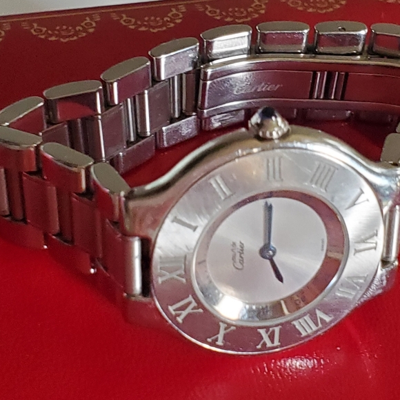 Must De Cartier 21 lady's watch - Picture 5 of 7